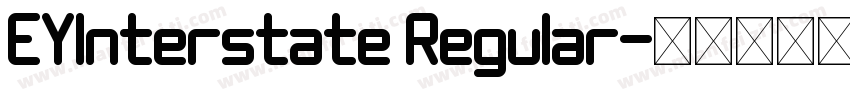 EYlnterstate Regular字体转换
